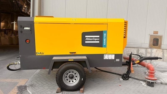 আটলাস কপকো XAHS710E 160kw পোর্টেবল বৈদ্যুতিক বায়ু সংকোচকারী