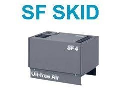 SF4 এয়ার ক্যাপাসিটি স্টেশনারি এয়ার কুলিং তেল মুক্ত স্ক্রু এয়ার কম্প্রেসার