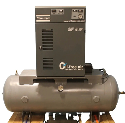 3.7KW/5HP 0 পিপিএম তেল মুক্ত ডাইরেক্ট ড্রাইভ স্ক্রু এয়ার কম্প্রেসার SF4