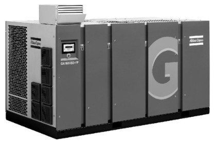 ঘূর্ণমান স্ক্রু তেল ইনজেকশন GA160VSD GA সিরিজ অফ আটলাস সঙ্গে অন্তর্নির্মিত শুকনো
