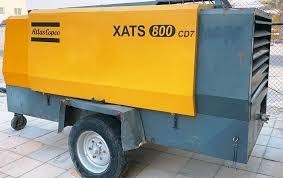1 কম্প্রেশন স্তর পোর্টেবল কম্প্রেসার XATS800Cd FAD 22.3 M3/min পোর্টেবল