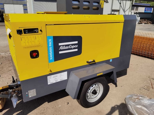 কালো পোর্টেবল এয়ার কম্প্রেসার XAHS400 PACE 95KW কামিন্স ইঞ্জিন