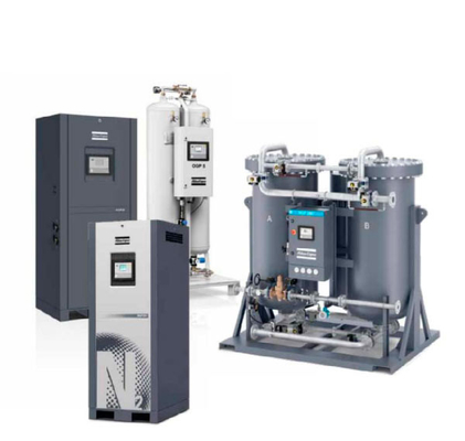 NGP900 N2 জেনারেটর আটলাস 97.6x99.2x124.4 ইঞ্চি মাত্রা