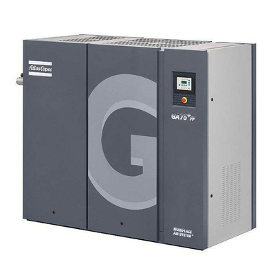 75kW পাওয়ার GA 75+ 100 Hp রোটারি স্ক্রু এয়ার কম্প্রেসার Atlas
