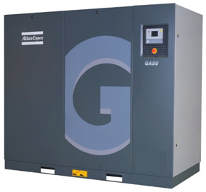 তেল ইনজেকশন এটলাস স্ক্রু এয়ার কম্প্রেসার GA 45 Vsd 45kw অ্যালুমিনিয়াম খাদ উপাদান