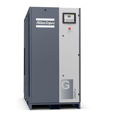 GA37+ আটলাস স্ক্রু এয়ার কম্প্রেসার GA সিরিজ 50Hz 37kw SIL স্মার্ট ইনলেট লক সিস্টেমের সাথে